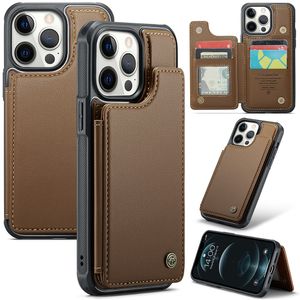 CASEME iPhone 12 Pro Max Deksel med Lommebok - Brun