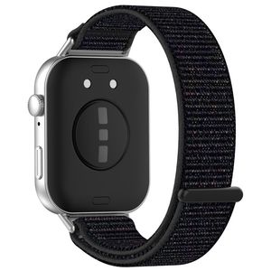 Huawei Watch Fit 3 Urrem Nylon Velcro – Sort
