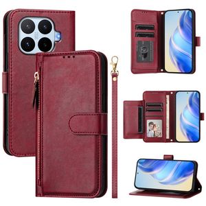 Xiaomi 17T Pro Lompakkokotelo vetoketjulla - Punainen