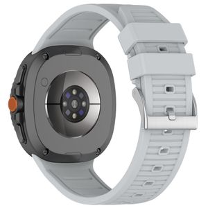 Samsung Galaxy Watch8 Classic 46mm Urrem, Silikone - Lysegrå