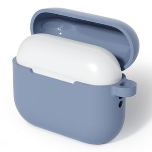 Apple AirPods Pro 3 Silikone Cover i Silikone med Karabinhage - Mørkegrå