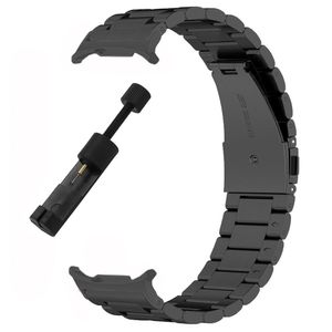 Samsung Galaxy Watch8 40mm/44mm Urrem Rustfrit Stål – Sort