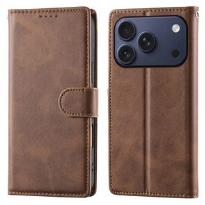 iPhone 18 Pro/iPhone 17 Pro Plånboksfodral med stativ - Brun