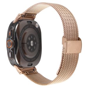 Samsung Galaxy Watch Ultra 47mm Milanese Metallinen Kellonranneke – Ruusu Kultaa