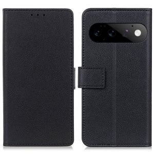 Google Pixel 11/Pixel 11 Pro Lommeboketui PU-lær Stativ - Svart