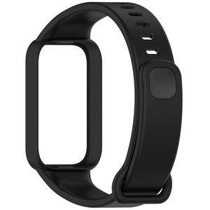 Xiaomi Smart Band 9 Active/Redmi Band 3 Kellonranneke Kehyksellä - Musta