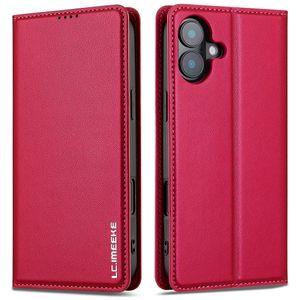 LC.IMEEKE iPhone 17 lompakkokotelo - vaaleanpunainen