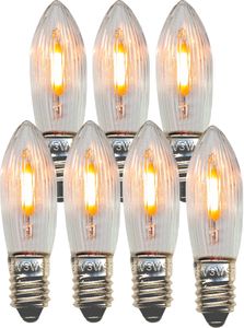 7-pack lampa till adventsljusstake LED E10 14-55V