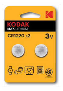 Kodak Max Knappecellebatteri CR1220
