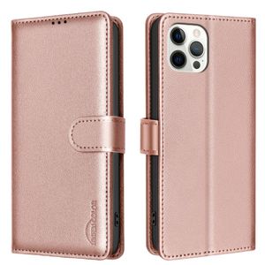 BINFEN COLOR iPhone 12 / 12 Pro Etui - Rose guld
