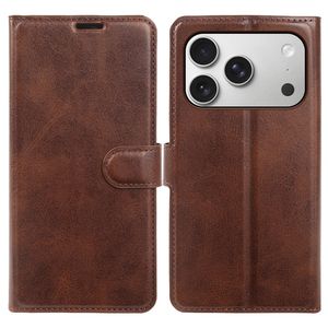 iPhone 18 Pro/17 Pro Plånboksfodral med Ställfunktion PU-läder - Brun