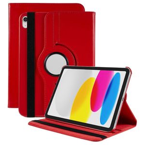 iPad A16 11" 2025/10.9" 2024 Flip cover med roterende standfunktion - Rød