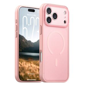 IPAKY iPhone 18 Pro Max/17 Pro Max MagSafe Kuori - Vaaleanpunainen