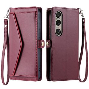 Sony Xperia 1 VII Kotelo Kantohihna - Punainen