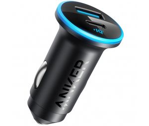 Anker 323 billaddare 52.5W, 1x USB-A / 1x USB-C – svart