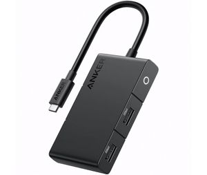 Anker 332 USB-C-keskitin 5-in-1 2x USB-A / 2x USB-C / 1x HDMI - musta