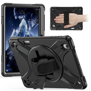 Samsung Galaxy Tab S12 Plus Silikonskal med stativ - Svart