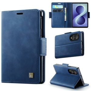 AUTSPACE Samsung Galaxy Z Fold8 Lompakkokotelo PU-nahka RFID-suojattu - Sininen