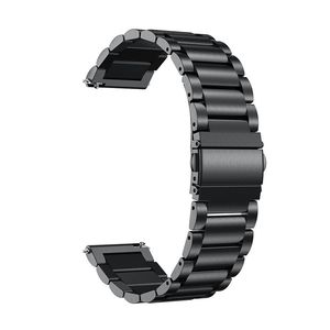 Samsung Gear S3 Classic/Frontier og andre urrem i rustfrit stål – sort