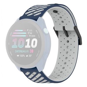 Garmin Forerunner 70/170/170 Music Silikone Urrem - Blå/Grå