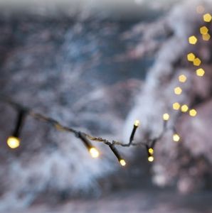 LED Lichtslinger Wit 80 LED 5,5m op Batterijen met Timer