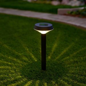 Aurinkokennovalaisimet maapiikillä 30 cm puutarhaan, 3 kpl – musta