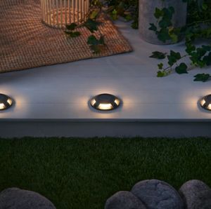 Aurinkokennokäyttöinen decklight 12 cm – 1 kpl, musta