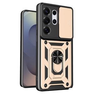 AMORUS Samsung Galaxy S26 Ultra Case Kickstand Camera Lens - Gold