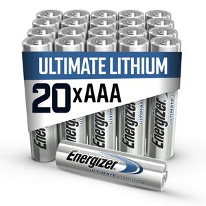 Energizer Lithium AAA-batterijen 1,5V - verpakking van 20 stuks