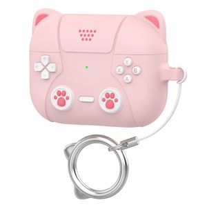 Apple AirPods Pro 3 Etui Spilkonsol Kat - Lyserød