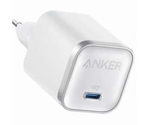 Anker Nano vægoplader 45W, 3A, 1 x USB-C – Hvid