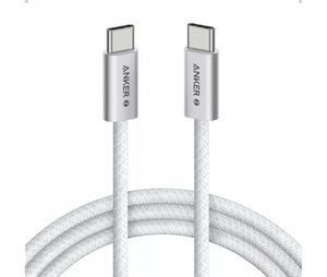 Anker Zolo USB-C til USB-C opladningskabel 240W, 1,8m - Hvid