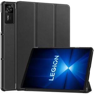 Lenovo Legion Y700 Gen 4 Etui Støtsikker PU-lær Tri-Fold - Svart