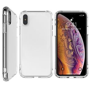 iPhone X/XS Deksel Støtsikker TPU Air Cushion - Gjennomsiktig