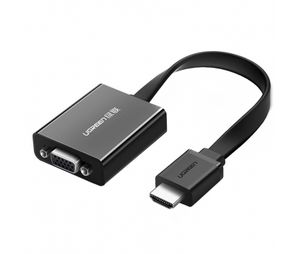 UGREEN MM103 videoadapter HDMI till VGA – Svart