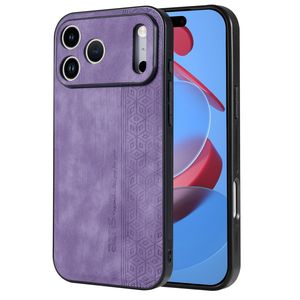 iPhone 18 Pro/17 Pro Skal PU-läder - Lila