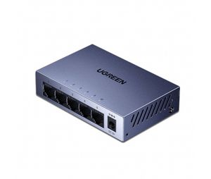 UGREEN CM933 ethernet-adapter 5x RJ45 – svart