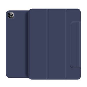 iPad Air 13" / Pro 12.9" Tri-fold flip cover med magnetisk lukning - Blå