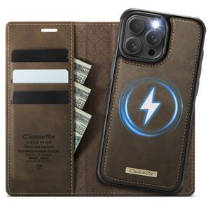 CASEME iPhone 15 Pro Plånboksfodral MagSafe RFID-blockerande - Brun