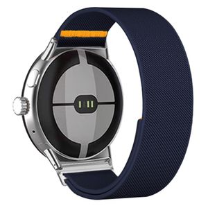 Google Pixel Watch 3 45 mm Kellonranneke, Nylon - tumman sininen