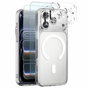 NORTHJO iPhone 17 Pro 5-in-1 -setti MagSafe-kuorilla + näytön- ja linssisuojalla