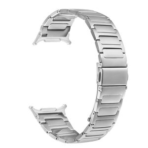 Samsung Galaxy Watch8/Watch8 Classic ruostumattomasta teräksestä valmistettu kellonranneke - hopea