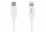 USB-C till Lightning kabel, 0.25m vit