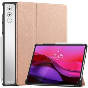 Lenovo Yoga Tab Plus Kotelo, jalusta - ruusukulta