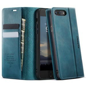 CASEME iPhone 6 Plus / 7 Plus / 8 Plus Kotelo Jalusta - Vihreä