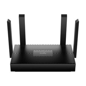 CUDY WR1500 Wi-Fi Router AX1500 Gigabit Mesh – Svart