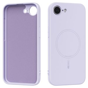 iPhone 16e MagSafe-kompatibelt skal Liquid Silicone – Lila
