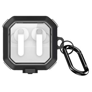 DUX DUCIS Samsung Galaxy Buds4/Buds4 Pro Kuori Metallihaakakiinnike - Musta