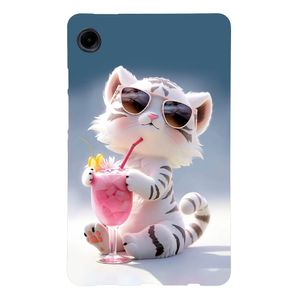 Samsung Galaxy Tab A11/A9 Cover med tryk - Tiger