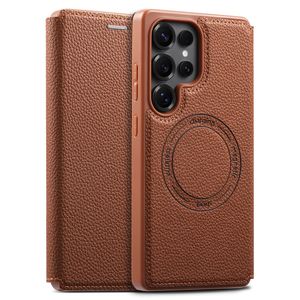 ESEBLE Samsung Galaxy S26 Ultra MagSafe Lommeboketui – Brun